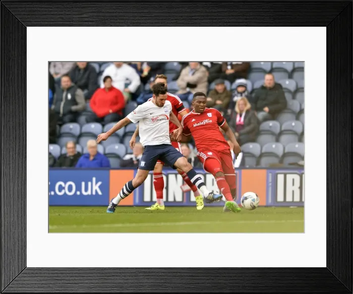 Framed Print : SkyBet Championship Clash: Preston North End vs Cardiff City (17th October 2015)
