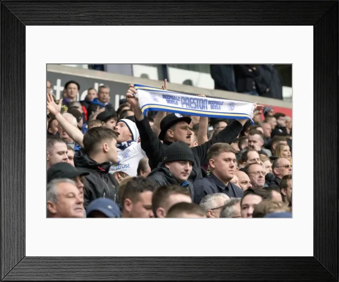 Framed Print : SkyBet Championship Showdown: Preston North End vs. Bolton Wanderers (March 12, 2016)