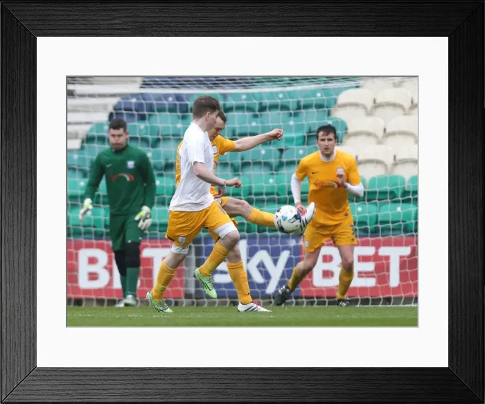 Framed Print : During the Charity Football match at Deepdale Preston on Sunday 1st May 2016