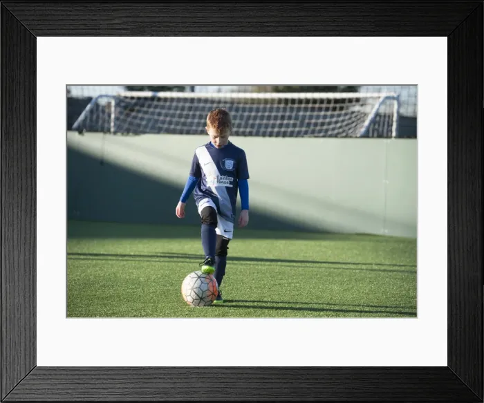 Framed Print : Preston North End Football Club: Developing Young Soccer Stars at the Preston North End Soccer School