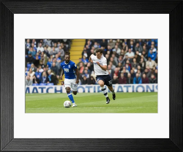 Framed Print : September Showdown: Preston North End vs Birmingham City, 2017 Framed Print : September Showdown: Preston North End vs Birmingham City, 2017