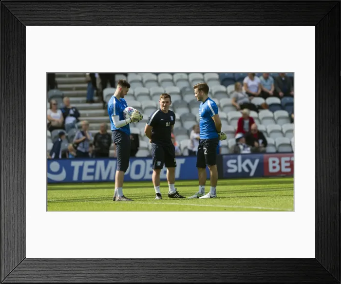 Framed Print : PNE v Norwich Matt Jackson, Matt Hudson and Chris Maxwell Framed Print : PNE v Norwich Matt Jackson, Matt Hudson and Chris Maxwell