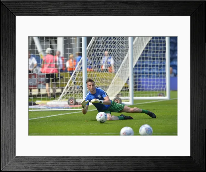 Framed Print : PNE v Burton Albion Declan Rudd Framed Print : PNE v Burton Albion Declan Rudd