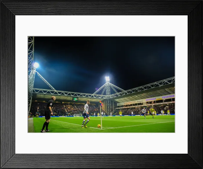 Framed Print : Paul Gallagher Corner, Stadium View Framed Print : Paul Gallagher Corner, Stadium View