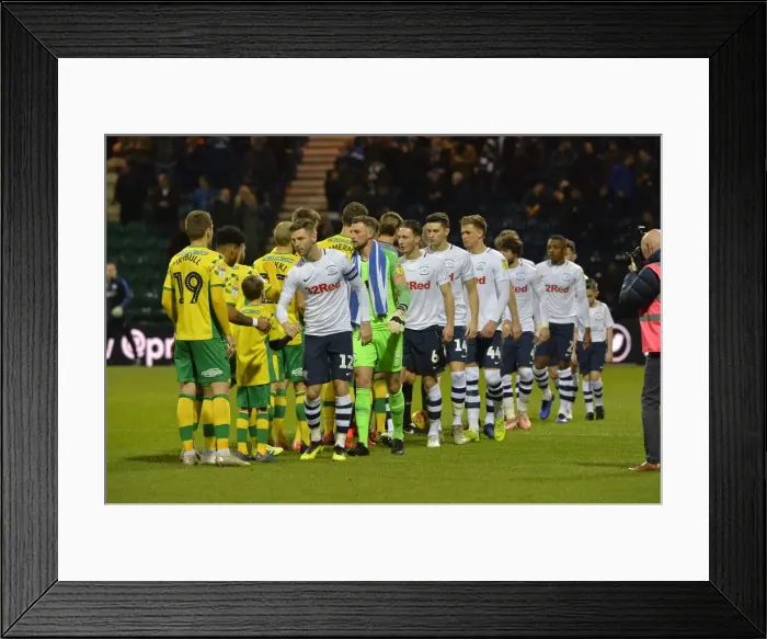 Framed Print : PNE vs Norwich City, Wednesday 13th February 2019 Framed Print : PNE vs Norwich City, Wednesday 13th February 2019