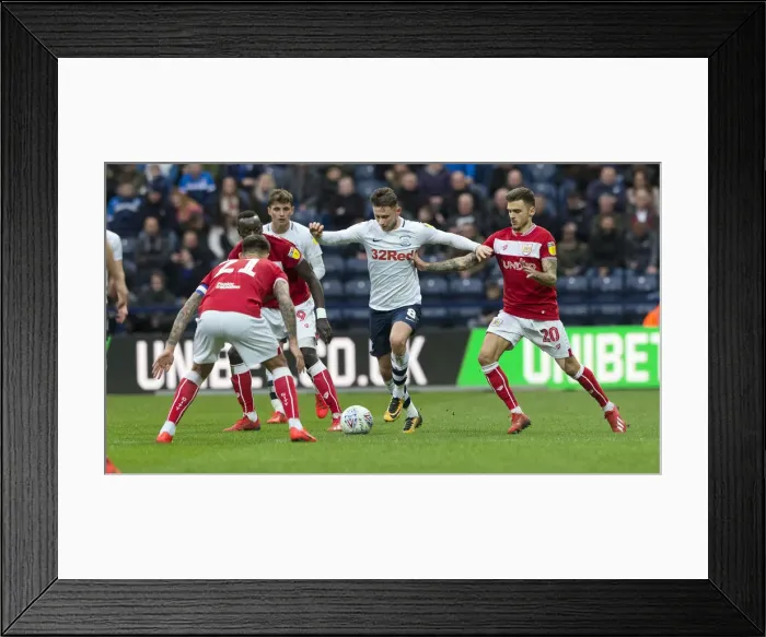 Framed Print : Alan Browne Scores Twice: Preston North End vs Bristol City in SkyBet Championship Showdown at Deepdale (02 / 03 / 2019) Framed Print : Alan Browne Scores Twice: Preston North End vs Bristol City in SkyBet Championship Showdown at Deepdale (02 / 03 / 2019)