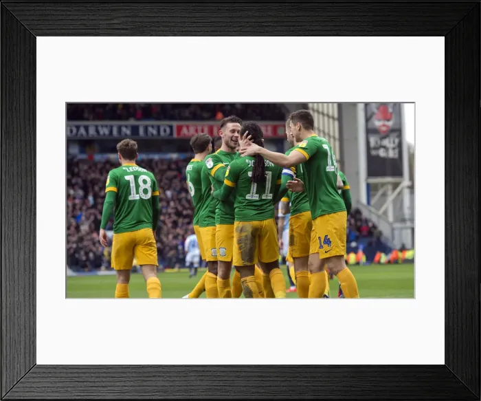 Framed Print : SkyBet Championship Showdown: Blackburn Rovers vs Preston North End at Ewood Park (09 / 03 / 2019)