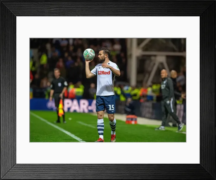 Framed Print : Preston North End Football Club Preston North End v Manchester City Carabao Cup Third Round match at Deepdale Framed Print : Preston North End Football Club Preston North End v Manchester City Carabao Cup Third Round match at Deepdale