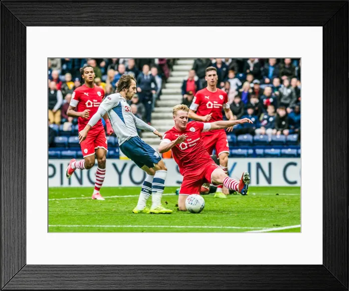 Framed Print : PB, PNE v Barnsley (58) - Ben Pearson Goal Framed Print : PB, PNE v Barnsley (58) - Ben Pearson Goal
