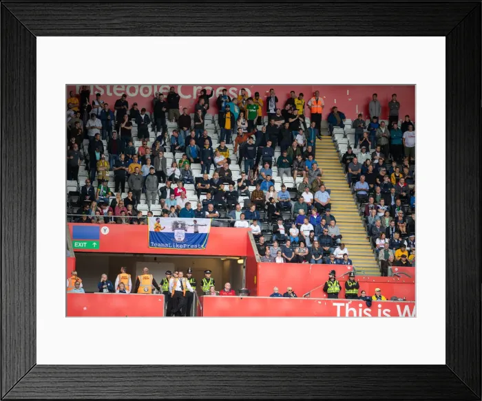 Framed Print : Preston North End Football Club Swansea City v Preston North End SkyBet Championship match at the Liberty Stadium Framed Print : Preston North End Football Club Swansea City v Preston North End SkyBet Championship match at the Liberty Stadium