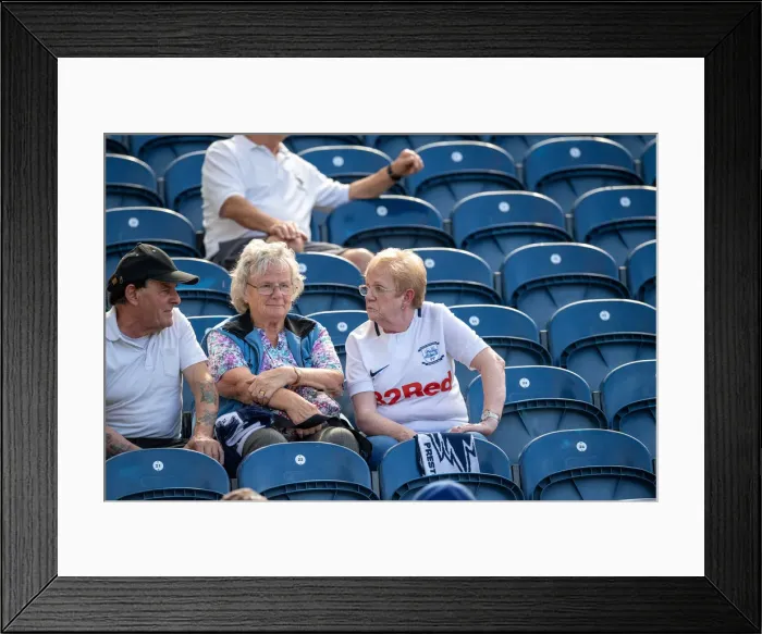 Framed Print : Preston North End Football Club Preston North End v Sheffield Wednesday SkyBet Championship match at Deepdale