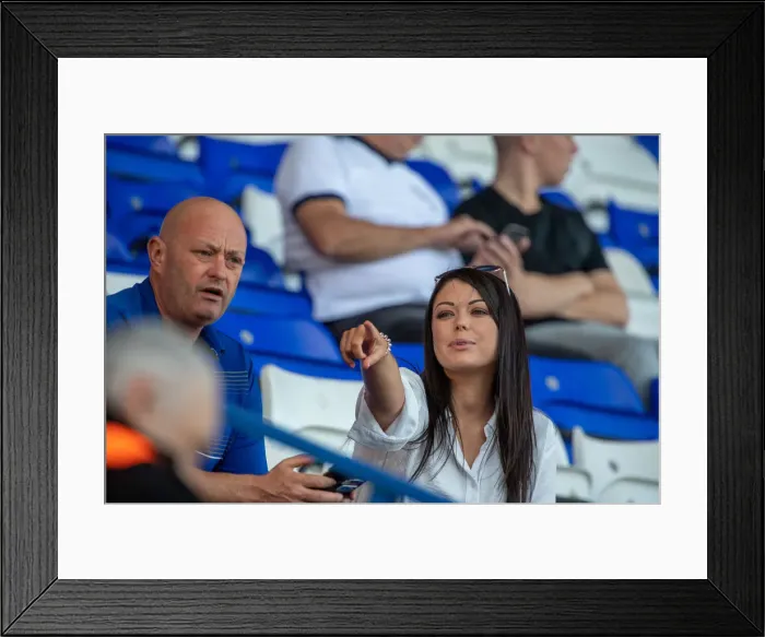 Framed Print : Birmingham City v PNE Fans 030
