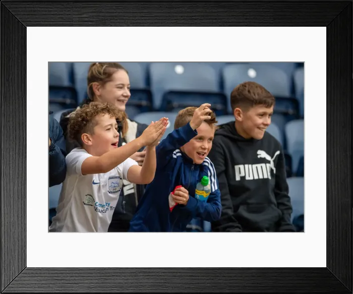 Framed Print : Preston North End Football Club Preston North End v Barnsley SkyBet Championship match at Deepdale