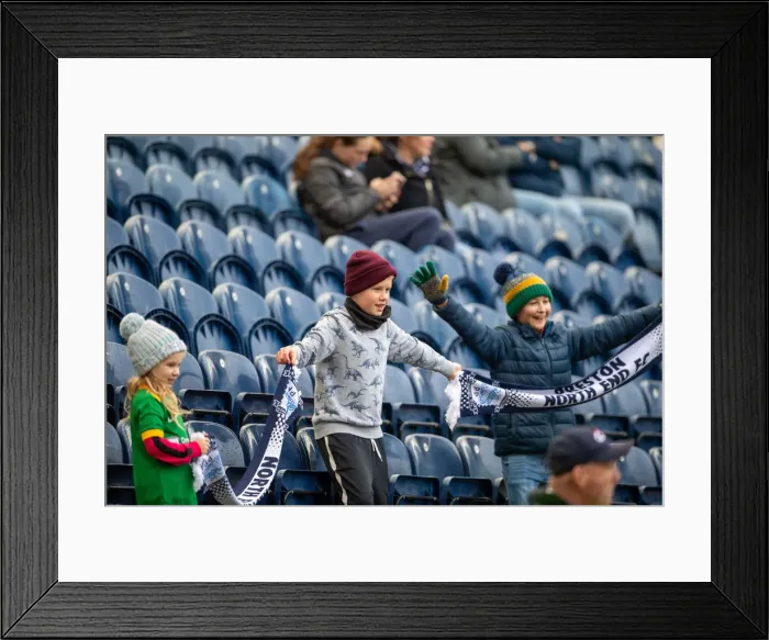 Framed Print : Preston North End Football Club Preston North End v Blackburn Rovers SkyBet Championship match at Deepdale
