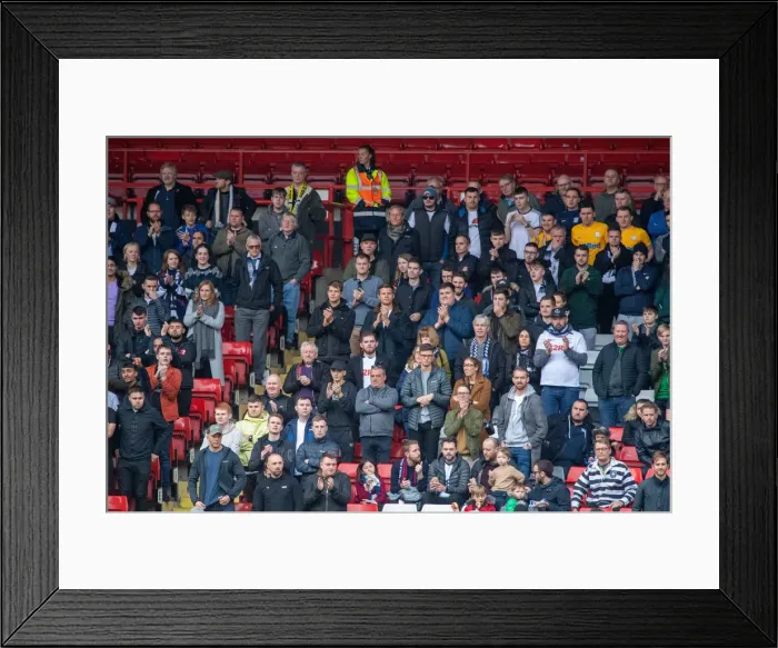 Framed Print : Preston North End Football Club Charlton v Preston North End SkyBet Championship match at The Valley