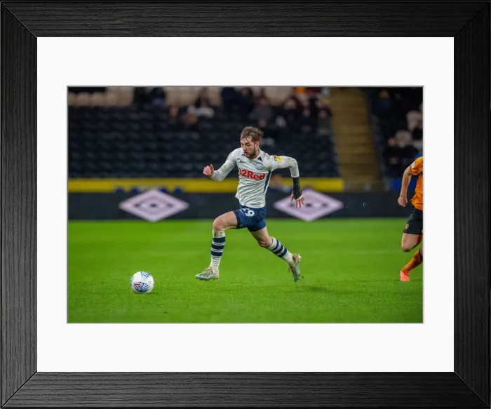 Framed Print : Preston North End Football Club Hull City v Preston North End SkyBet Championship match at the KCOM Stadium Framed Print : Preston North End Football Club Hull City v Preston North End SkyBet Championship match at the KCOM Stadium