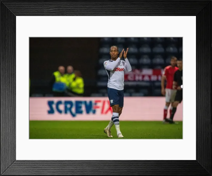 Framed Print : Preston North End Football Club Preston North End v Charlton Athletic SkyBet Championship match at Deepdale Framed Print : Preston North End Football Club Preston North End v Charlton Athletic SkyBet Championship match at Deepdale