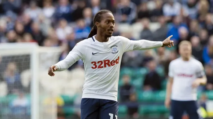 Framed Print : Daniel Johnson At Deepdale