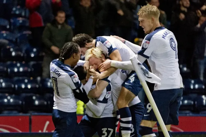 Framed Print : Decisive Clash: Preston North End vs. Blackburn Rovers (10th December 2016) Framed Print : Decisive Clash: Preston North End vs. Blackburn Rovers (10th December 2016)