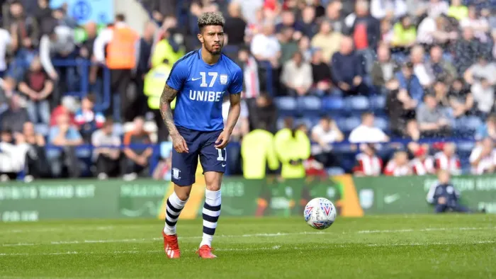 Framed Print : Josh Ginnelly in Focus: Preston North End Training Ahead of Sheffield United Showdown, Sky Bet Championship, Deepdale (6th April 2019) Framed Print : Josh Ginnelly in Focus: Preston North End Training Ahead of Sheffield United Showdown, Sky Bet Championship, Deepdale (6th April 2019)