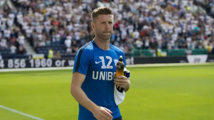 Framed Print : Paul Gallagher Wearing The PNE Training Top Framed Print : Paul Gallagher Wearing The PNE Training Top
