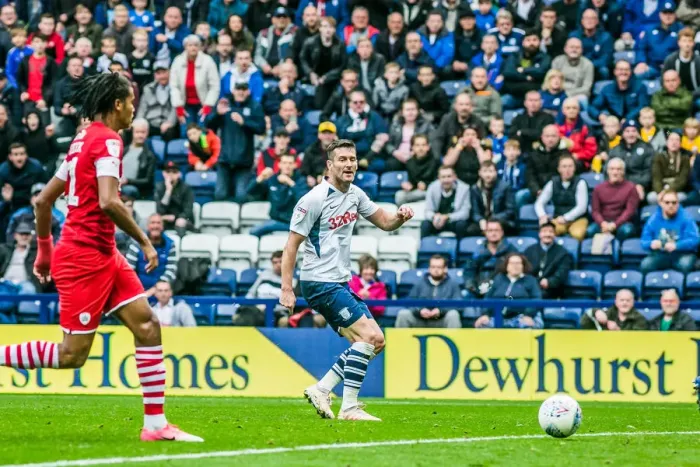 Framed Print : PB, PNE v Barnsley (53) - David Nugent Framed Print : PB, PNE v Barnsley (53) - David Nugent