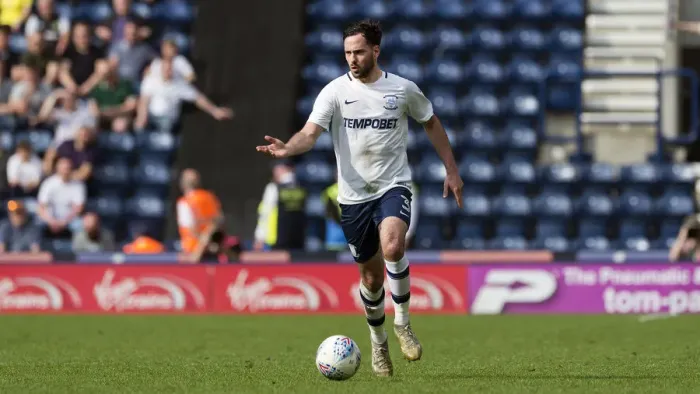 Framed Print : PNE v Norwich Greg Cunningham (1)