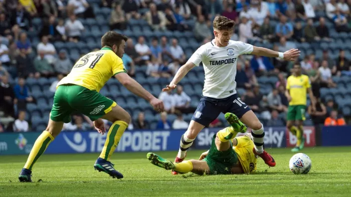 Framed Print : PNE v Norwich Josh Harrop (4) Framed Print : PNE v Norwich Josh Harrop (4)