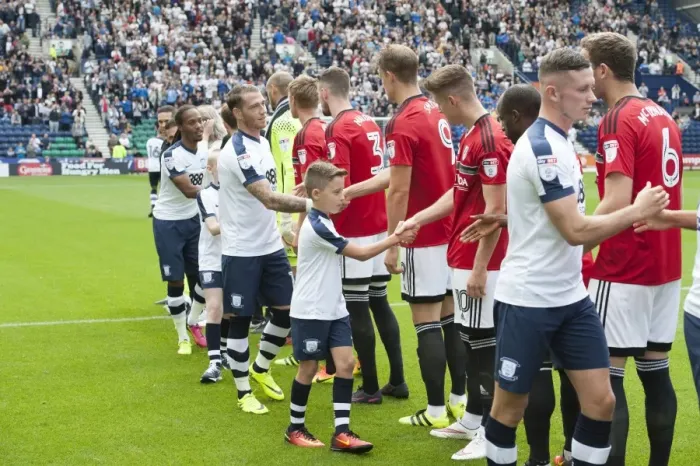Framed Print : Preston North End vs. Fulham Mascot Showdown (August 13, 2016 / 17)