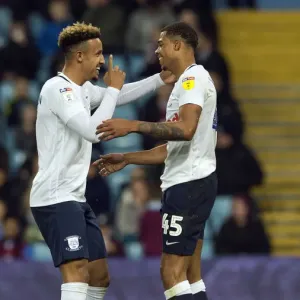 Callum Robinson And Lukas Nmecha At Villa Park