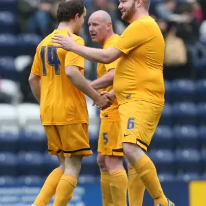 During the Charity Football match at Deepdale Preston on Sunday 1st May 2016 During the Charity Football match at Deepdale Preston on Sunday 1st May 2016