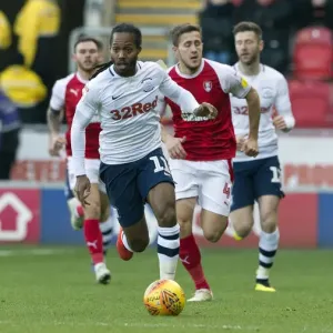 Daniel Johnson's Dramatic Last-Minute Winner: Preston North End Triumph Over Rotherham United in Sky Bet Championship (01/01/19, Deepdale)