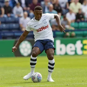 Darnell Fisher On The Ball At Deepdale Darnell Fisher On The Ball At Deepdale