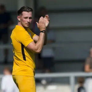 Preston North End FC Print - Alan Browne in Yellow Kit (4)
