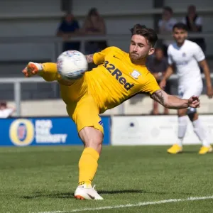 Preston North End FC Print, Sean Maguire in Yellow Kit