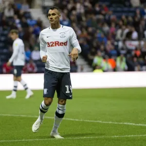 DK, PNE v Morecambe Graham Burke Home kit (3)