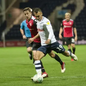 DK, PNE v Morecambe Graham Burke Home kit (9)