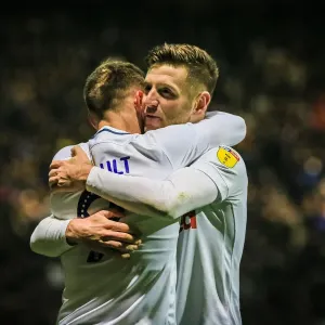 Louis Moult and Paul Gallagher Share An Embrace Louis Moult and Paul Gallagher Share An Embrace
