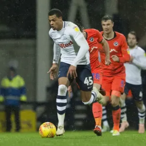 Lukas Nmecha Print - Deepdale Stadium Scene Lukas Nmecha Print - Deepdale Stadium Scene