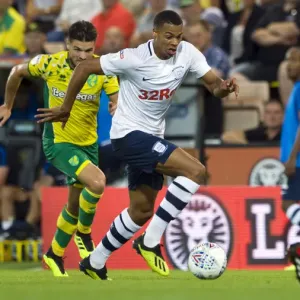 Norwich City v PNE Home Kit Lukas Nmecha