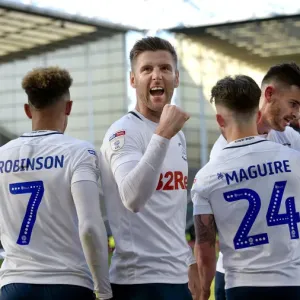 Paul Gallagher Shows His Passion As PNE Beat Wigan Athletic