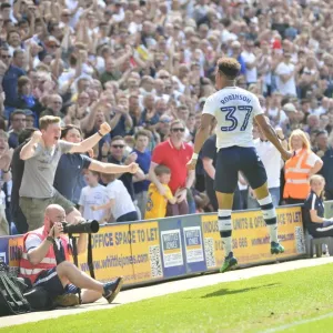PNE v Burton Albion Callum Robinson Goal Celebration (1) PNE v Burton Albion Callum Robinson Goal Celebration (1)