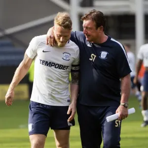 PNE v Norwich Steve Thompson and Tom Clarke PNE v Norwich Steve Thompson and Tom Clarke