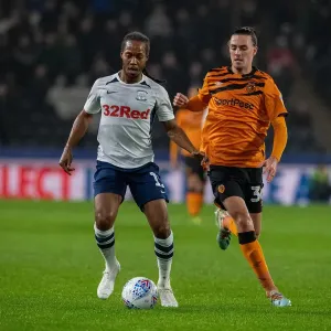 Preston North End Football Club Hull City v Preston North End SkyBet Championship match at the KCOM Stadium Preston North End Football Club Hull City v Preston North End SkyBet Championship match at the KCOM Stadium