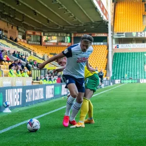Preston North End Football Club Norwich City v Preston North End SkyBet Championship match at Carrow Road Preston North End Football Club Norwich City v Preston North End SkyBet Championship match at Carrow Road