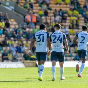 Preston North End Football Club Norwich City v Preston North End SkyBet Championship match at Carrow Road Preston North End Football Club Norwich City v Preston North End SkyBet Championship match at Carrow Road