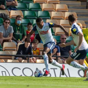 Preston North End Football Club Norwich City v Preston North End SkyBet Championship match at Carrow Road Preston North End Football Club Norwich City v Preston North End SkyBet Championship match at Carrow Road