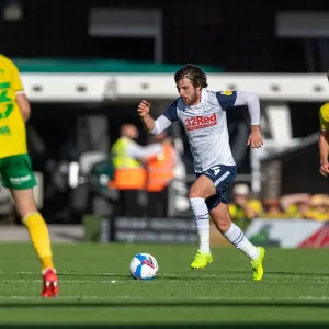 Preston North End Football Club Norwich City v Preston North End SkyBet Championship match at Carrow Road Preston North End Football Club Norwich City v Preston North End SkyBet Championship match at Carrow Road