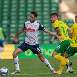 Preston North End Football Club Norwich City v Preston North End SkyBet Championship match at Carrow Road Preston North End Football Club Norwich City v Preston North End SkyBet Championship match at Carrow Road