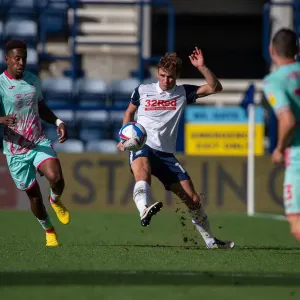 Preston North End Football Club Preston North End v Swansea City SkyBet Championship match at Deepdale Preston North End Football Club Preston North End v Swansea City SkyBet Championship match at Deepdale